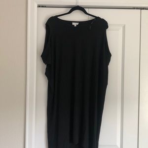 Witchery size 14 black cold shoulder dress